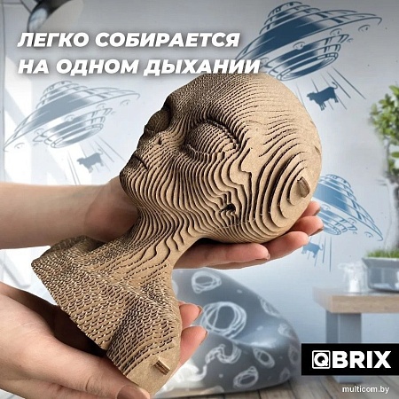 Конструктор QBRIX Инопланетянин 3D 20024