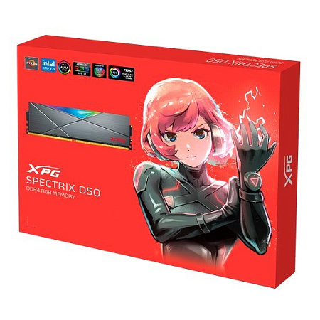 ADATA XPG Spectrix D45G RGB 16ГБ DDR4 3600 МГц AX4U360016G18I-CBKD45G