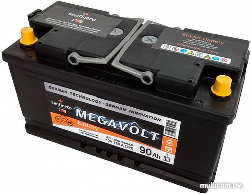 Автомобильный аккумулятор Megavolt 12V +R (97 А·ч)
