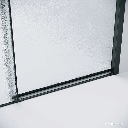 Душевой уголок Grossman Style 130x90x195 120.K33.05.1390.21.02 (черный матовый/стекло шиншилла)
