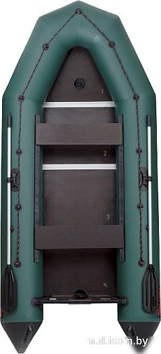 Моторно-гребная лодка Leader Boats Тайга-340 киль 0062872 (зеленый)