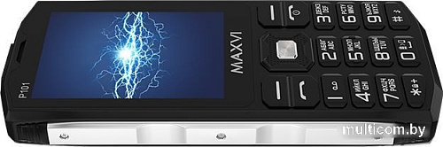 Кнопочный телефон Maxvi P101 (черный)