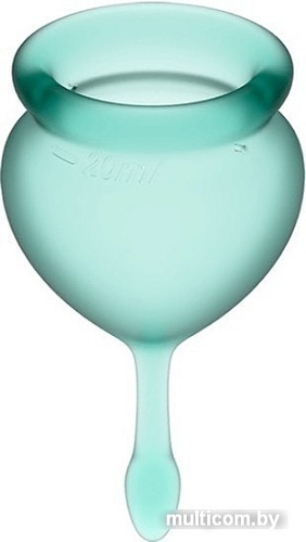 Менструальная чаша Satisfyer Feel Good (зеленый)