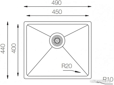 Кухонная мойка ZorG ZRE 5444