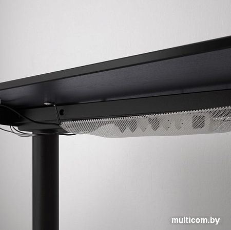 Письменный стол Ikea Бекант (ясеневый шпон, черная морилка/черный) 592.823.90