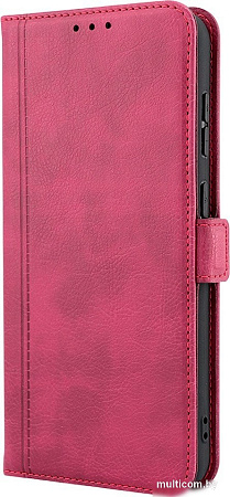 Чехол для телефона Case Book для Redmi 13C 4G/Poco C65/Poco M6 5G с магнитной застежкой (темно-красный)