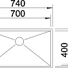 Кухонная мойка Blanco Zerox 700-U 521593