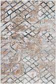 Ковер для жилой комнаты Radjab Carpet Бьянка прямоугольник K551b 7625RK-b 2x2.9 (cream shirink/blue fdy)