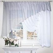 Тюль Nivasan Джульетта Hk.DG-P19 4x1.7 м (серый, правая)