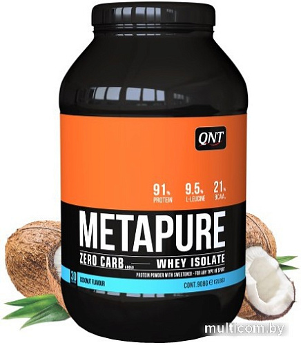 Протеин QNT Metapure Whey Protein Isolate (кокос, 908 г)