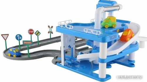 Элемент трека Полесье Паркинг Aral 3-уровневый с дорогой 40428