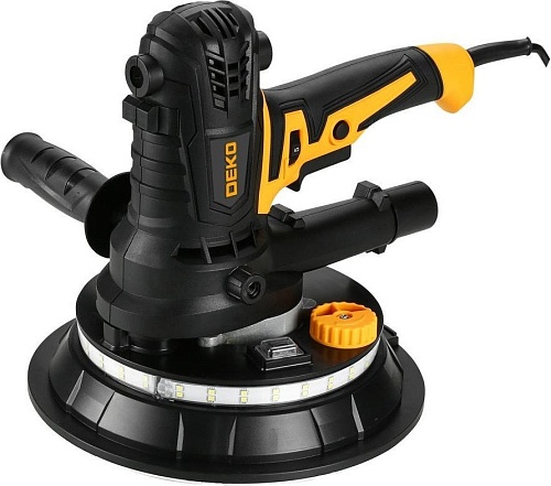 Шлифмашина для стен и потолков Deko DKWS1100 LED 084-1090
