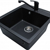 Кухонная мойка Aquasanita Nova SQN100W (black metallic 601)