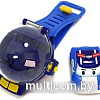 Интерактивная игрушка Robocar Poli Часы с мини машинкой 83312