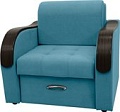 Кресло Сириус Лидер-1 ППУ 105x110 (Eva 29 велюр голубой)