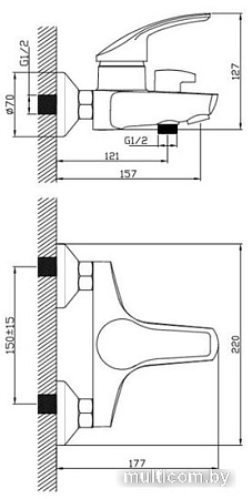 Смеситель Diadonna D80-330102