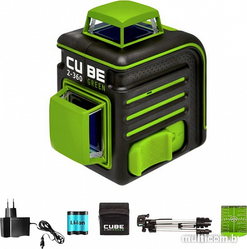 Лазерный нивелир ADA Instruments Cube 2-360 Green Professional Edition А00534