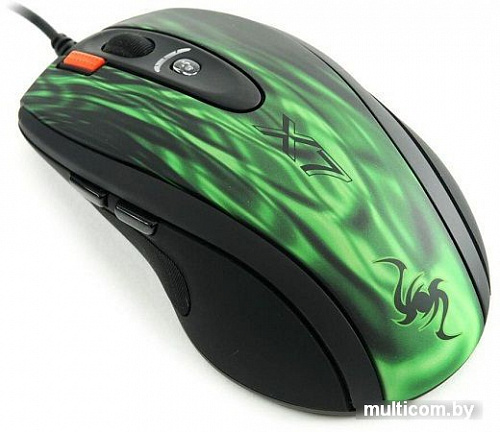 Игровая мышь A4Tech A4-XL-750BK-Green Fire