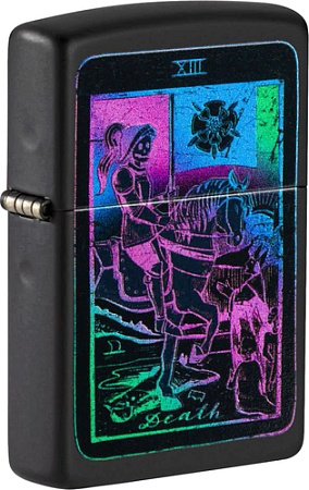 Зажигалка Zippo Black Light Tarot Card Design 49698-000003