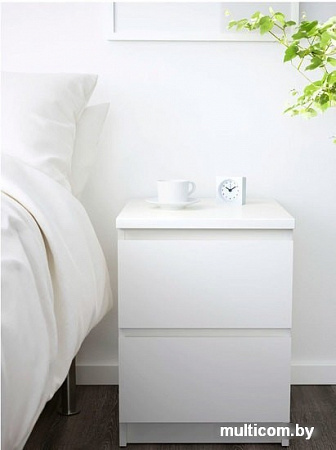 Детский комод Ikea Мальм 003.685.31 (белый)