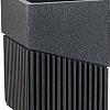 Стакан для зубной щетки и пасты Perfecto Linea 35-618303 (черный)