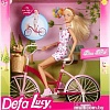 Кукла Defa Lucy на велосипеде 8276