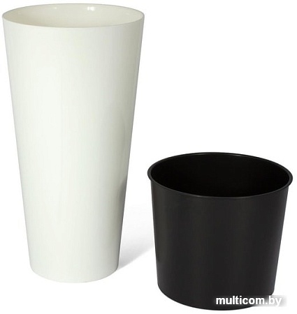 Prosperplast Tubus Slim Shine 400 DTUS400S-S449 (белый)