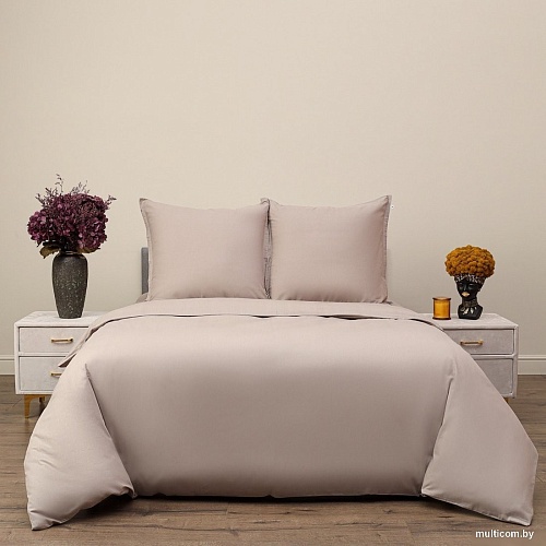 Постельное белье Siberia Home Сэнди 2x 70x70 Сиб-2x-С-кп70x70 (капучино)