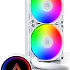 Система жидкостного охлаждения для процессора Montech LightFlow ARGB 240 (белый)