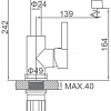 Смеситель Ledeme L1099W