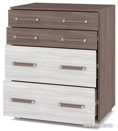 Комод Modern Виора В88 (ясень шимо темный-ясень шимо светлый)