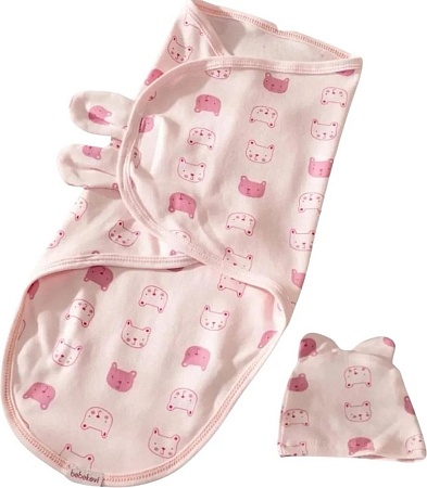 Пеленка-кокон Bebekevi BEV?1280-1 (розовый)