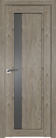 Межкомнатная дверь ProfilDoors 2.71XN 80x200 (каштан темный/стекло графит)