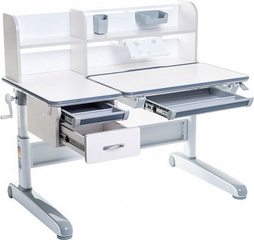Парта Fun Desk Libro (серый)