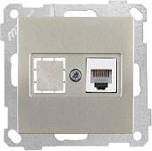 Розетка телефонная Mutlusan Daria 2100 125 0183 (титан)