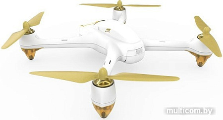 Квадрокоптер Hubsan H501S High Edition (белый/золотистый)