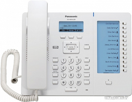 Проводной телефон Panasonic KX-HDV230RU (белый)
