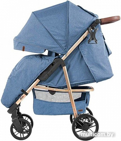 Коляска прогулочная «книга» Baby Tilly Eco T-166 (azure blue)