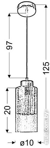 Подвесная люстра Candellux Libano 31-51646