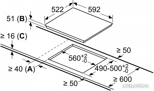 Варочная панель Bosch PWP651BB5E