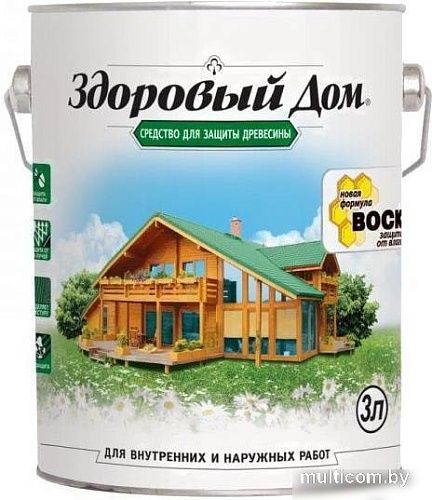 Пропитка Здоровый дом 3 л (орех)