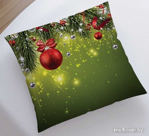 Чехол на подушку JoyArty Искрящаяся новогодняя елка sl_47102835