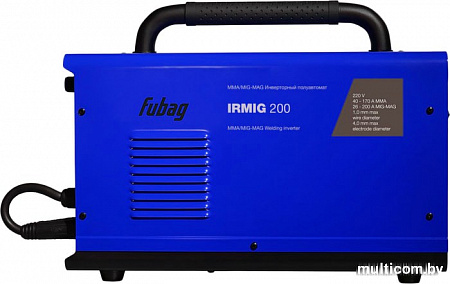Сварочный инвертор Fubag IRMIG 200 (с горелкой FB 250)