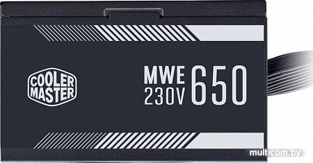 Блок питания Cooler Master MWE 650 White 230V V2 MPE-6501-ACABW-EU