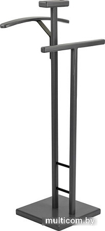 Стойка для одежды Мебелик Галант 340 (черный/серый графит)