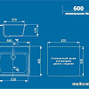 Кухонная мойка Ulgran U-104 (песоный)