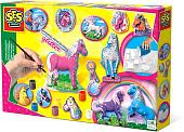 Набор для создания поделок/игрушек SES Creative Из гипса Волшебные лошадки 01155
