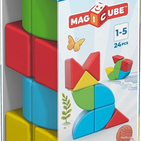 Развивающая игра Geomag Магнитные кубики GM044