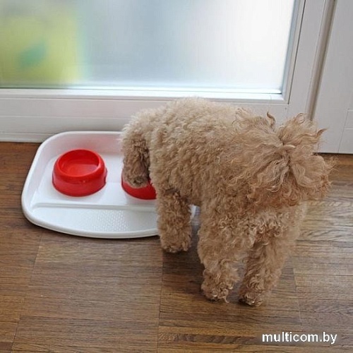 Миски на подставке Ferplast Lindo 71910021W1 (красный)