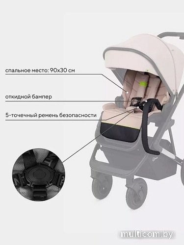 Универсальная коляска Rant Axiom RA094 (3 в 1, black)